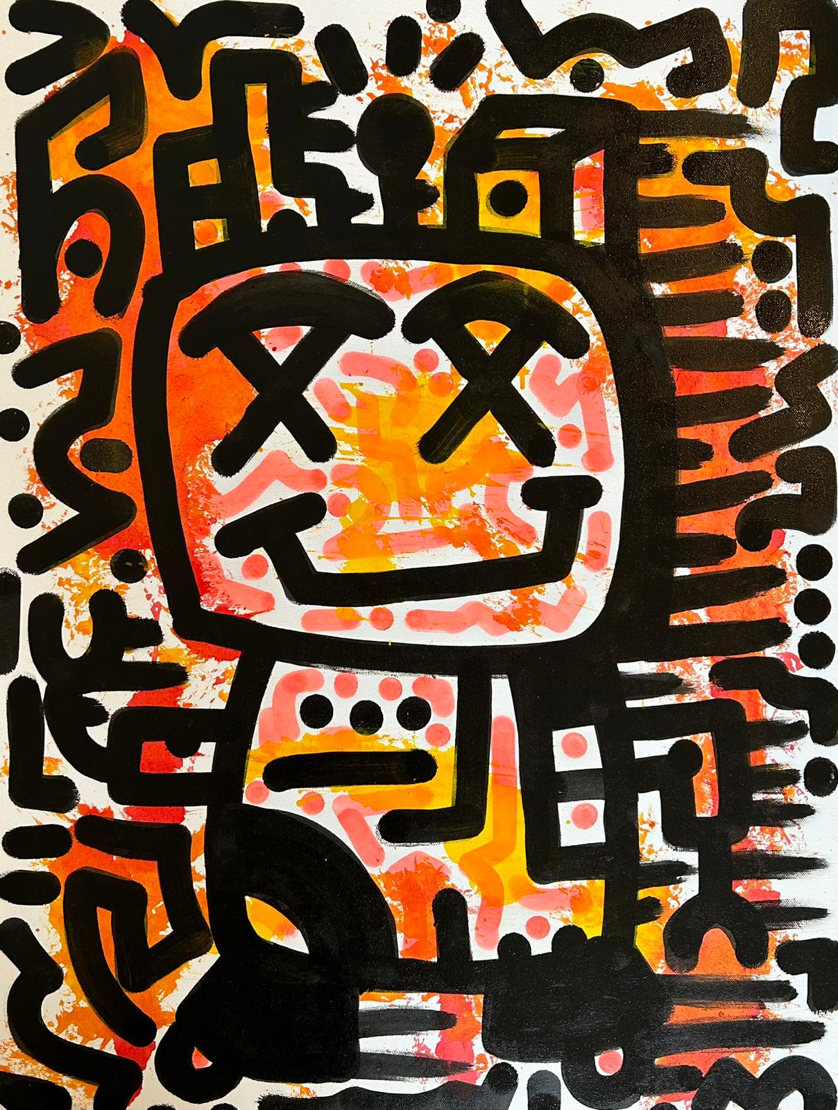 Künstler_Joe whale - Titel_On the Move , Material_Marker auf LW, Größe_80cm x 60cm, Jahr 2023